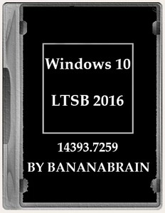 Windows 10 Enterprise LTSB 2016 10.0.14393.7259 x64 by BananaBrain