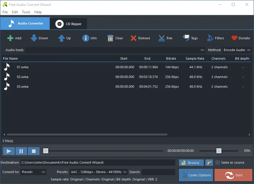 Обзор FAEMedia Free Video в Audio Converter