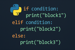Условные операторы в Python: от простых «если» до вложенных конструкций