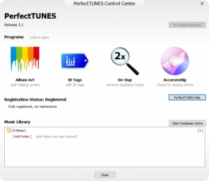 PerfectTUNES v2.1 x86 [2015, ENG]
