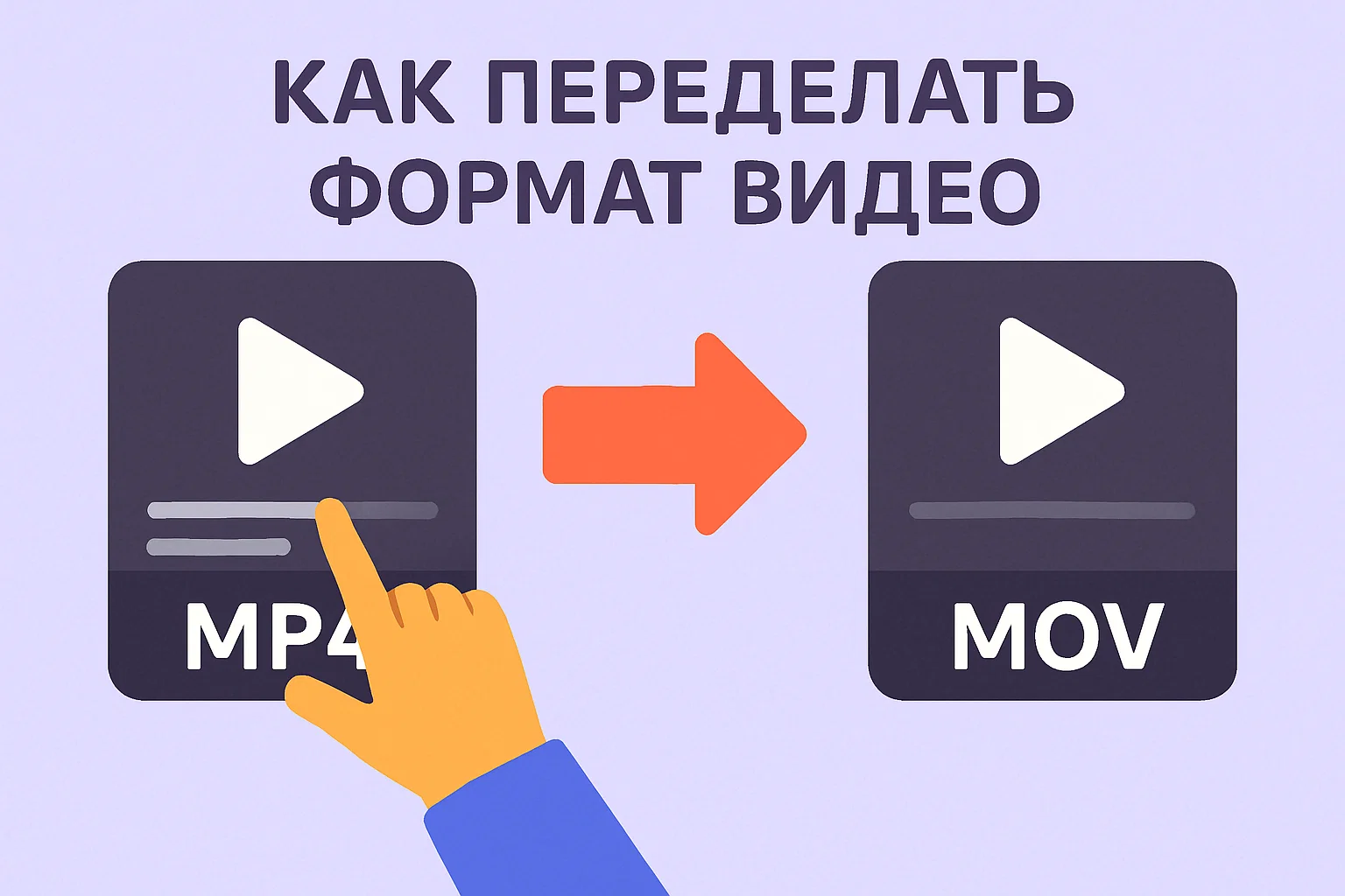 Как переделать формат видео: онлайн и в программах