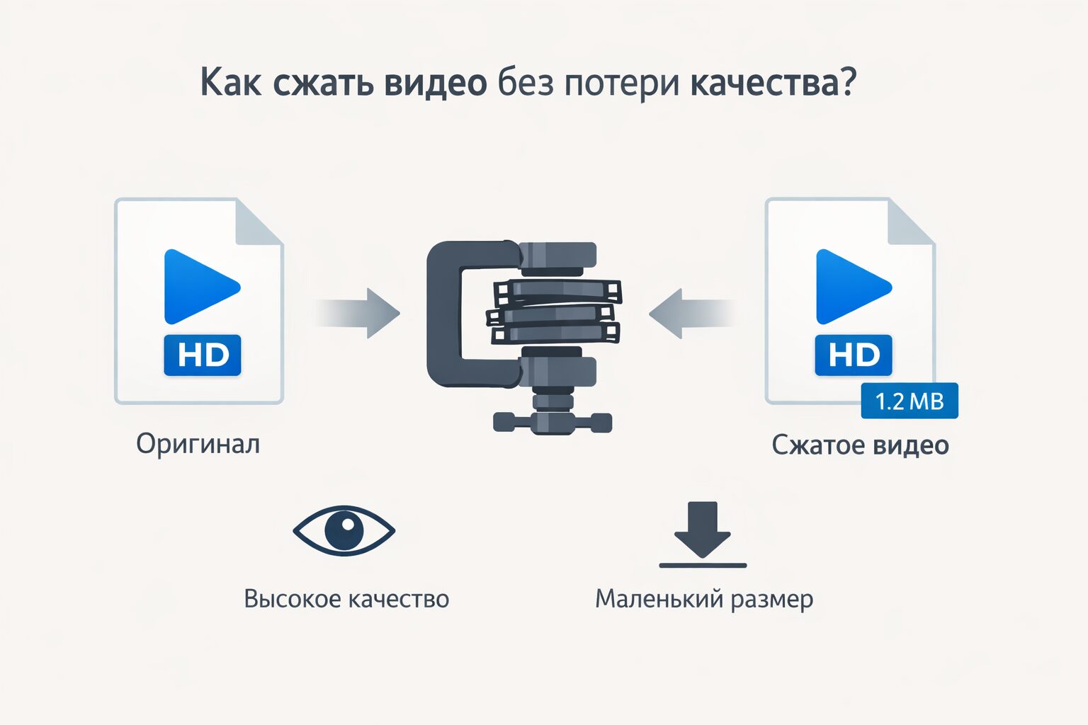 Как сжать видео без потери качества: онлайн и в программах